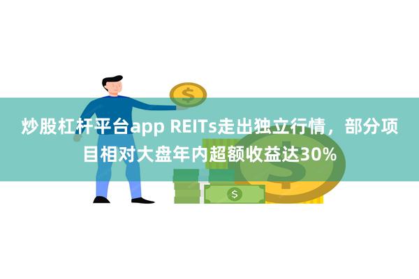 炒股杠杆平台app REITs走出独立行情，部分项目相对大盘年内超额收益达30%