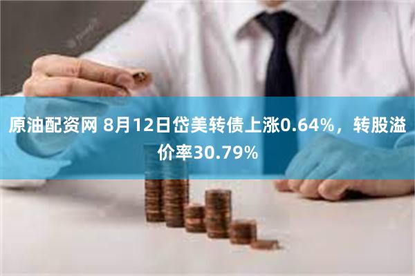 原油配资网 8月12日岱美转债上涨0.64%，转股溢价率30.79%