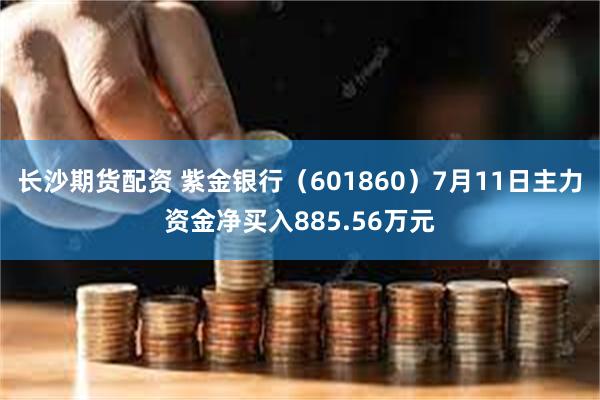 长沙期货配资 紫金银行（601860）7月11日主力资金净买入885.56万元