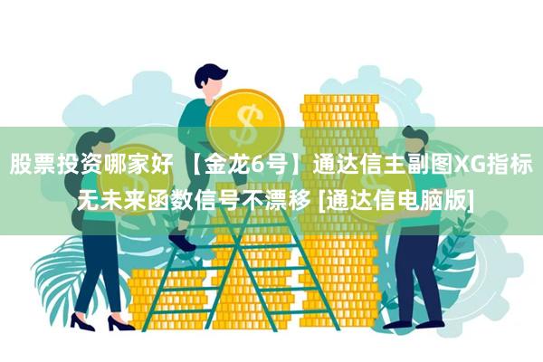 股票投资哪家好 【金龙6号】通达信主副图XG指标 无未来函数信号不漂移 [通达信电脑版]