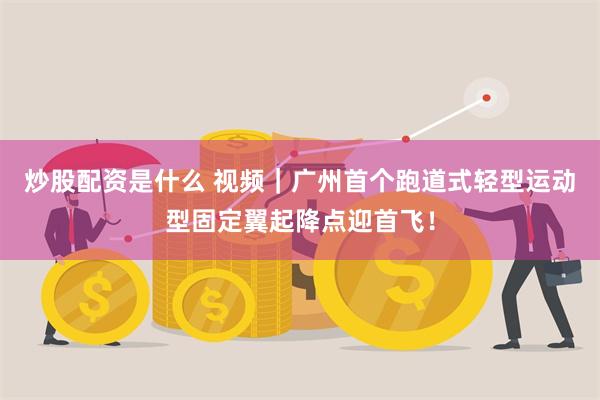 炒股配资是什么 视频｜广州首个跑道式轻型运动型固定翼起降点迎首飞！